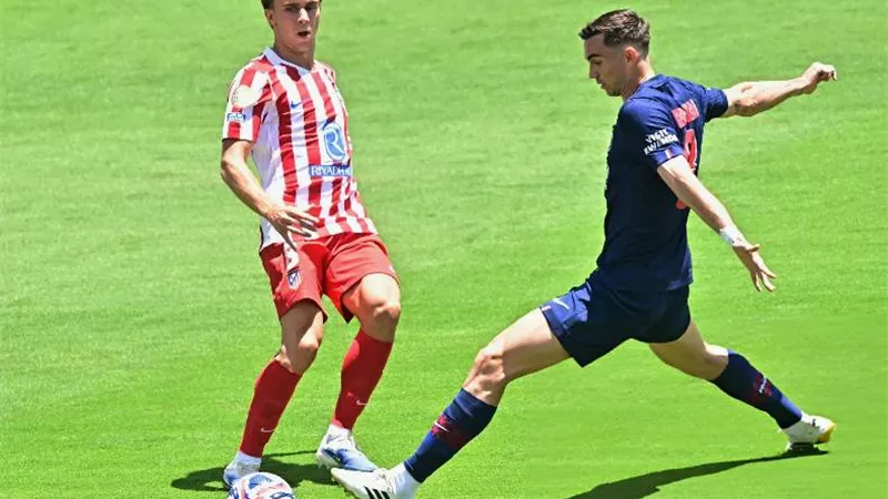 باريس سان جيرمان يتقدم على أتلتيكو مدريد بثنائية فى الشوط الأول