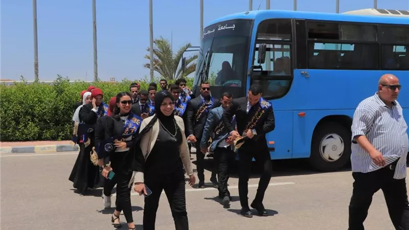 جامعة سوهاج في زيارة لقاعدة محمد نجيب أكبر قاعدة عسكرية على مستوى