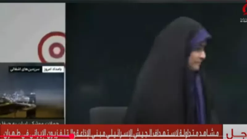مشاهد لاستهداف الجيش الإسرائيلي مبنى الإذاعة والتليفزيون الإيراني في طهران