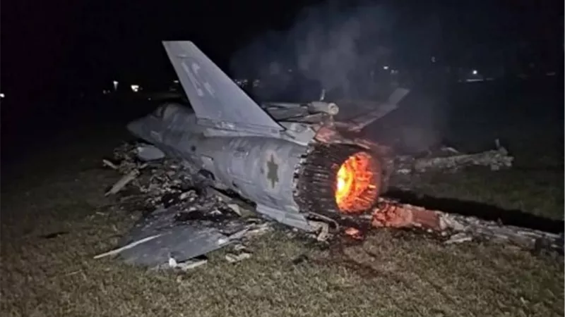 إسقاط مقاتلة F-35 في مدينة تبريز شمال غربي إيران
