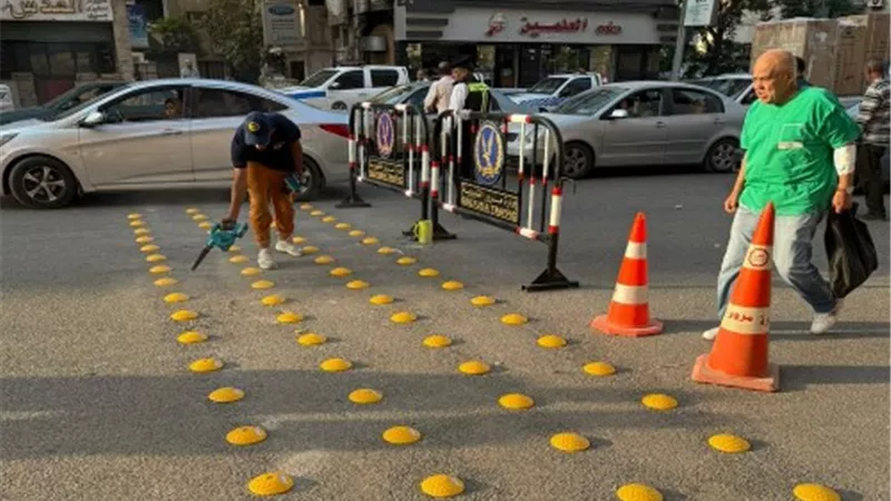 محافظ القليوبية يتابع تركيب 