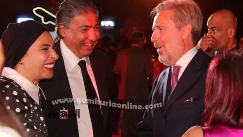 المستشار سامح عبدالحكم وحرمه السيدة منى السيسى ضيف شرف الاحتفال
