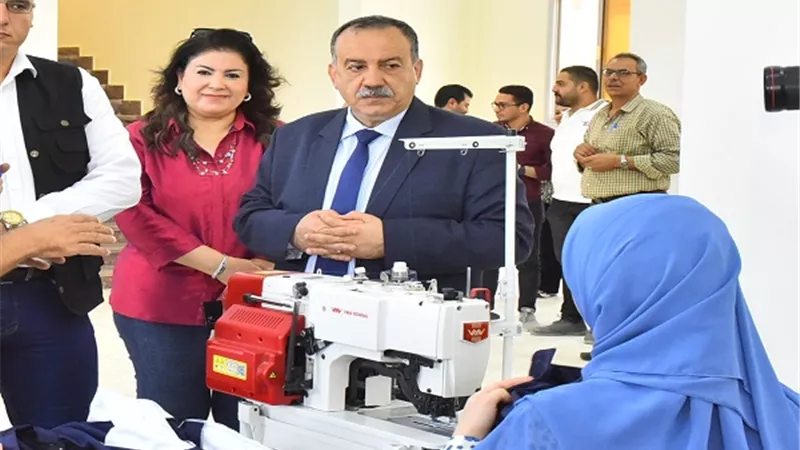 محافظ أسيوط يتفقد المجمع الصناعي الحرفي بقرية الشامية بساحل سليم
