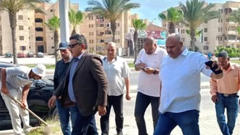 جهاز مدينة دمياط الجديدة يشن حملة لضبط وصلات مياه الشرب المخالفة