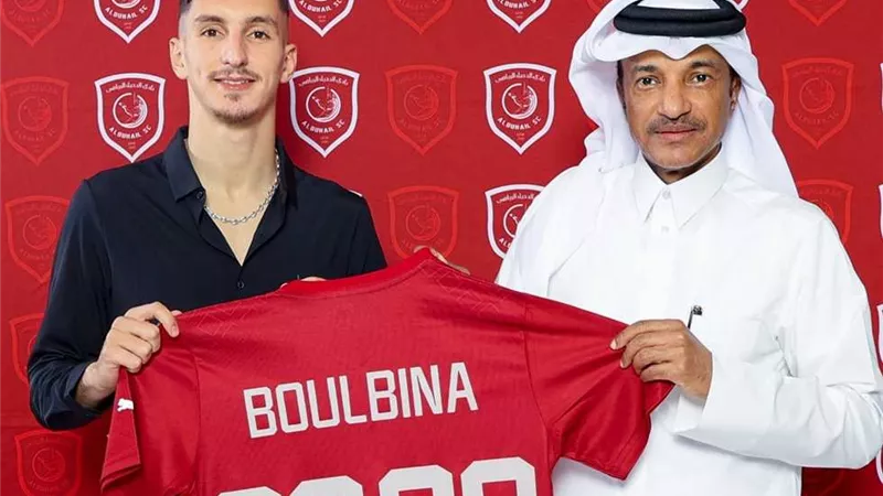 موهبة جزائرية .. الدحيل يضم عادل بولبينة حتى 2030