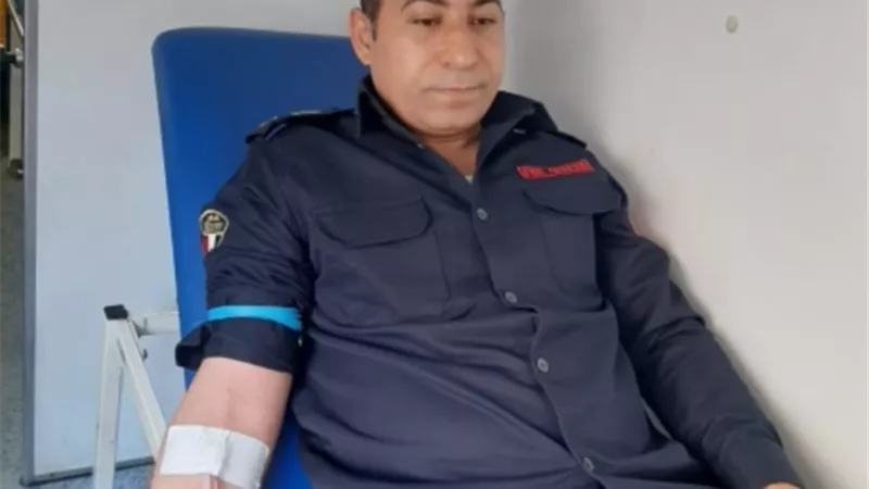 حملة تبرع بالدم في مديرية أمن الأقصر