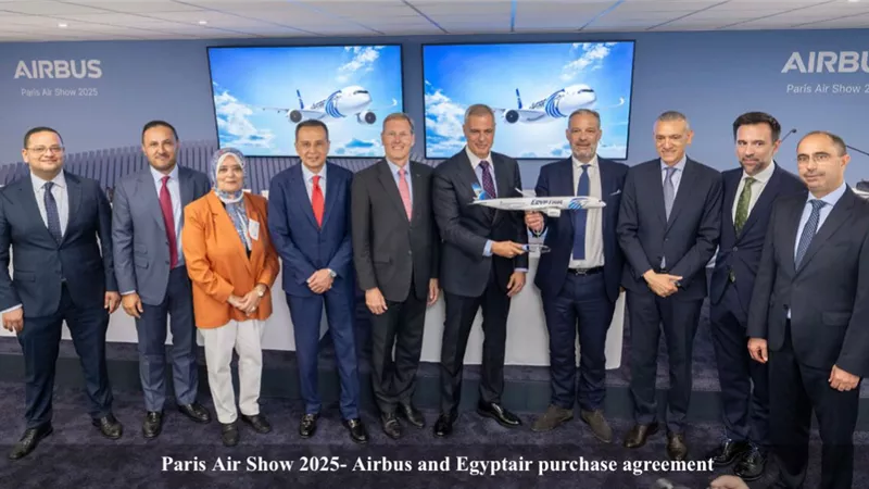 مصر للطيران تدعم أسطولها ب 6 طائرات إير باص A350-900