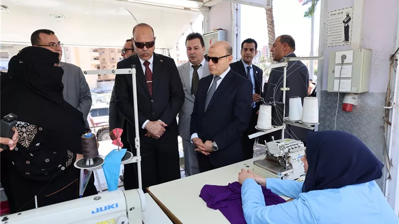 وزير العمل يشيد بالوحدة المتنقلة للتدريب المهني بكفرالشيخ