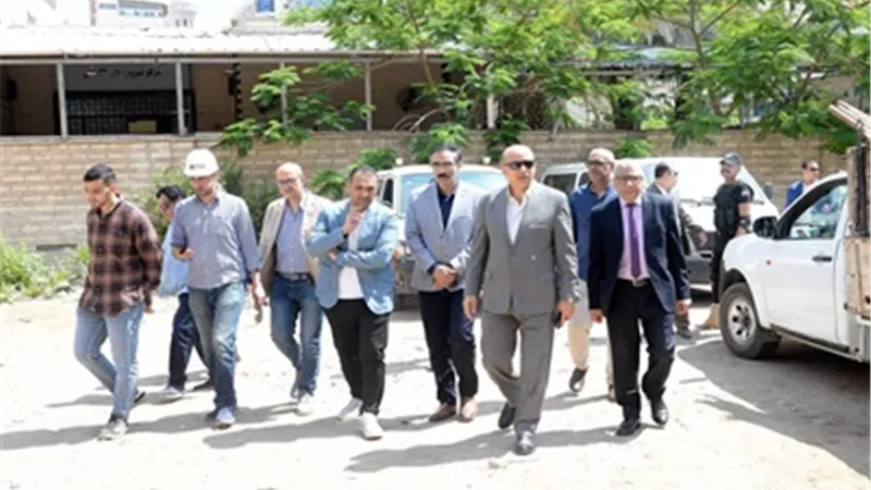 رئيس جامعة المنصورة يتفقد عدداً من المشروعات الإنشائية بالجامعة