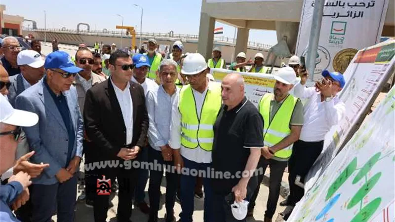 كدواني والشربيني يتفقدان مشروعات مياه الشرب والصرف الصحى