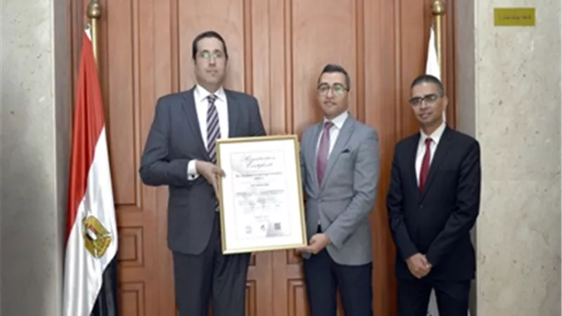 حصول الجامعـة المصرية للتعلم الالكتروني على شهادتي الايزو الدولية