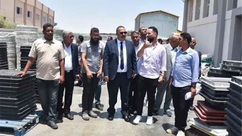 وفد شركة مياه الأقصر فى زيارة لشركة BMC المصرية للصناعات المتطورة