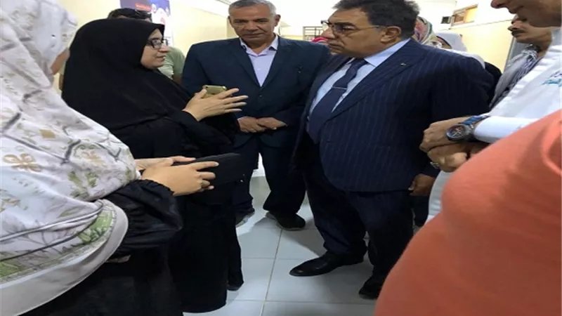 محافظ الدقهلية في زيارة مفاجئة لمستشفى السنبلاوين