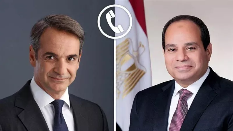 الرئيس السيسي ورئيس وزراء اليونان يؤكدان ضرورة وقف التصعيد بين إسرائيل وإيران