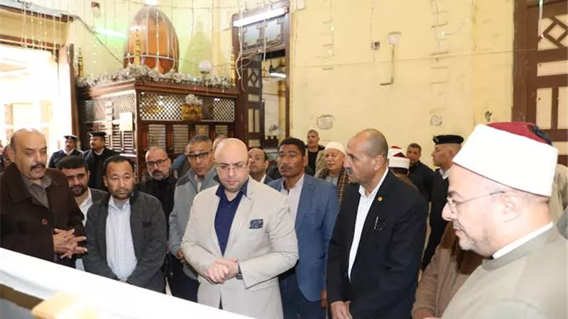 تطوير شامل لمسجد السيدة حورية ببنى سويف