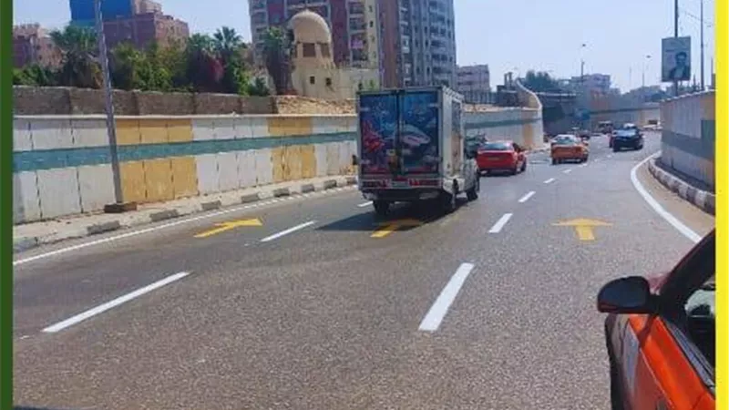 معالجة تسريب المياه الجوفية بنفق جمال عبدالناصر في الإسماعيلية