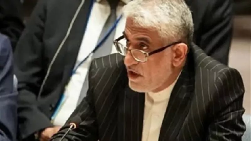 مندوب إيران: مجلس الأمن فشل في إدانة الهجوم غيرالقانونى على ايران