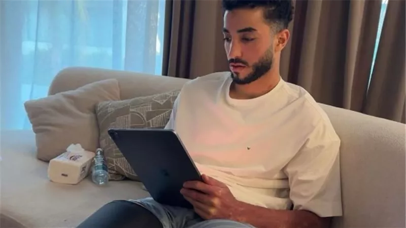 أحدث ظهور لـ محمد عبد المنعم عقب الإصابة بقطع في الرباط الصليبي