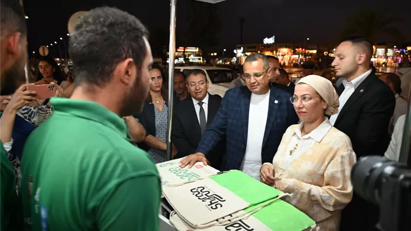 وزيرة البيئة ومحافظ جنوب سيناء يطلقان مبادرة 