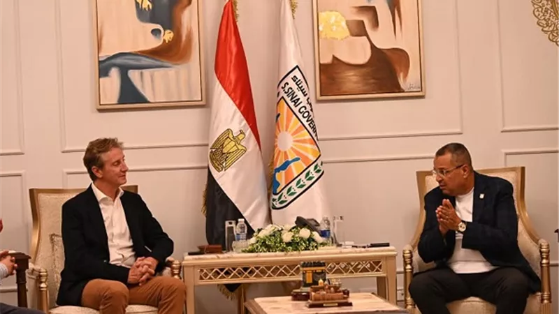 محافظ جنوب سيناء يستقبل الممثل المقيم لبرنامج الأمم المتحدة