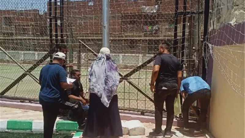 إنشاء ملعب سباعي بمركز شباب قرنفيل بالقليوبية بتكلفة 3.5 مليون جنيه