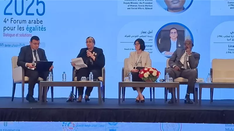 أمل عمار تستعرض دور برامج الحماية الاجتماعية في تسريع وتيرة التمكين بمصر