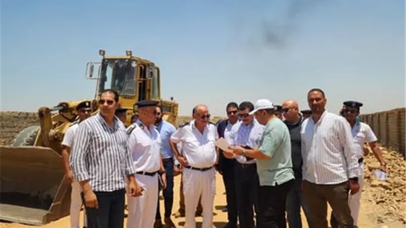 استرداد 153 فدان من أملاك الدولة في حملة موسعة بـ سفنكس الجديدة