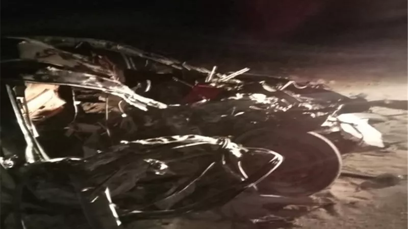 مصرع 4 من أسرة واحدة في حادث تصادم بالمنيا