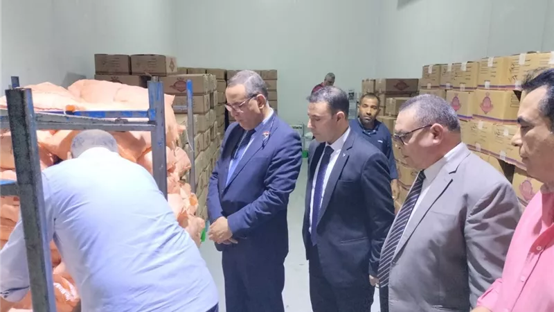 ضبط 6 طن مواد غذائية غير مطابقة للمواصفات بجمصه