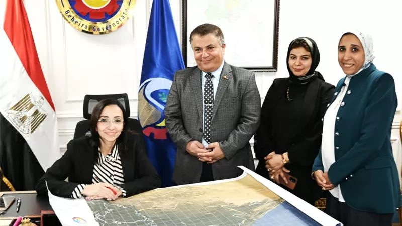 محافظ البحيرة تعتمد الحدود الإدارية للمحافظةمع المحافظات المجاورة