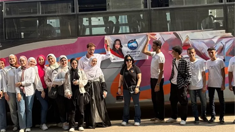 طلاب الحوامديةفي رحلة مجانية للمتحف الكبير