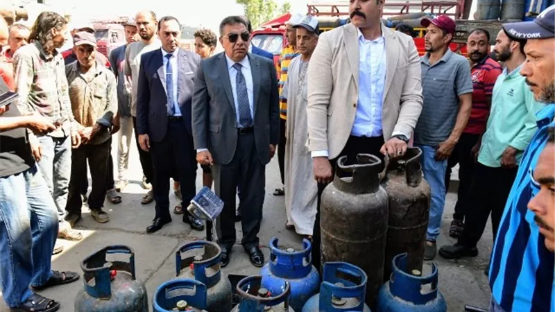 محافظ الدقهلية يكلف التموين بتحرير محضر للتلاعب باسطوانات الغاز