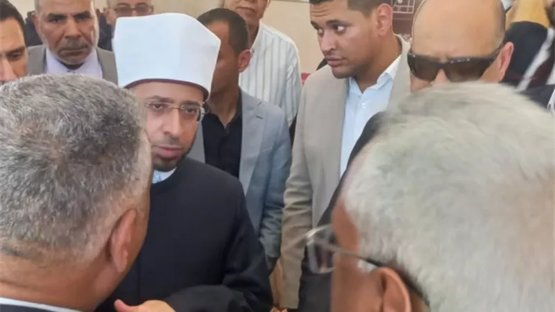 الازهري يتفقدمواقع دعويةبمدينةغارب ويضع حجرالأساس لمسجدالسيدةزينب