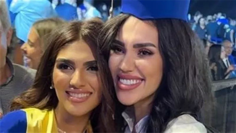 مي فاروق تحتفل بتخرج ابنتها زينة من المدرسة الثانوية