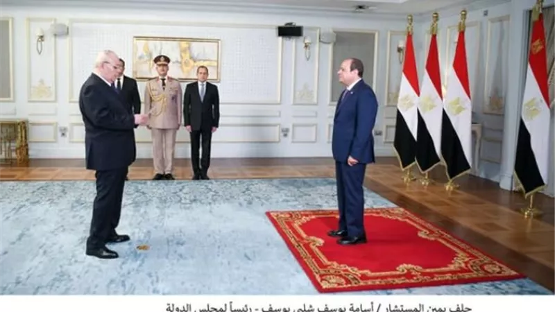 المستشار أسامة يوسف شلبي يؤدي اليمين القانونية رئيسا لمجلس الدولة