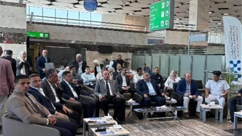 جولة تفقدية للجنة العليا للتفتيش الأمني بمطار العاصمة الدولى