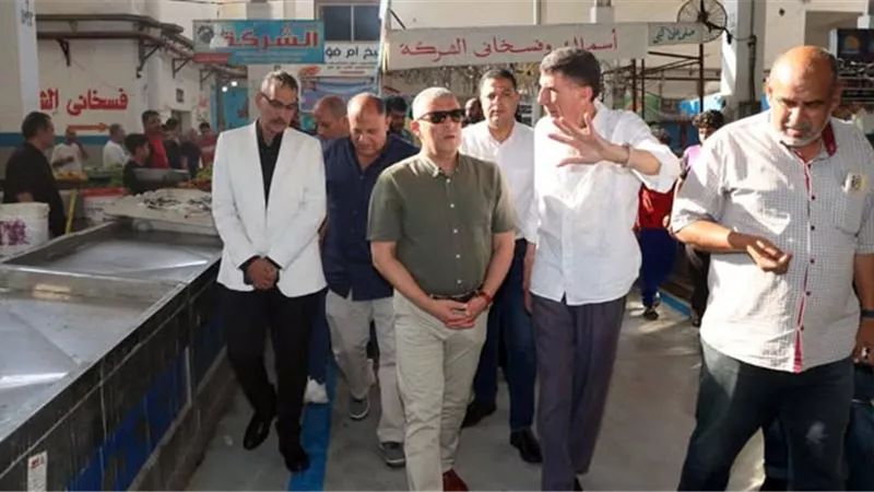 محافظ الإسماعيلية:تحويل سوق السمك المطور لواجهة سياحية