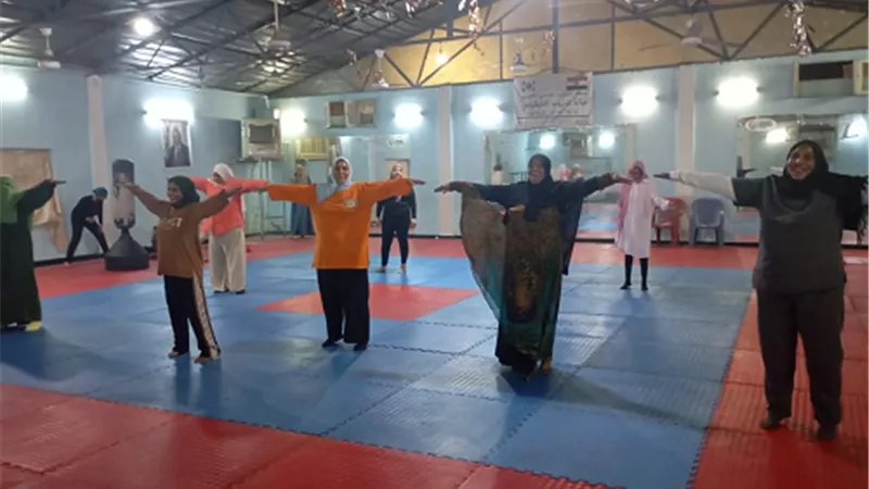 استمرار تدريب المشروع القومي لرياضة الفتاة والمرأة بنادي أسوان