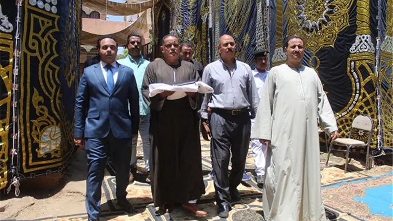الصلح خير بين عائلتى المتناوى والسعادنه ببنى سويف