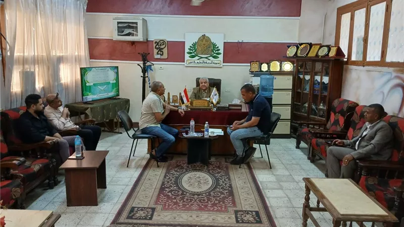 رئيس شركة مياه الأقصر يتفقد أعمال الإحلال والتجديد حول معبد إسنا