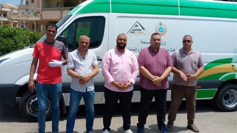 التجهيز للتأمين الطبي الساحلي للقوافل العلاجية لمصيف بلطيم
