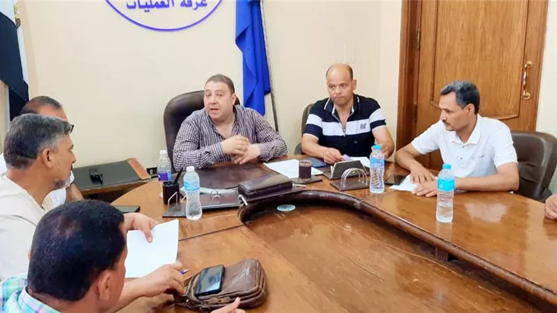 متابعة تنفيذ الموجة 26 لإزالة التعديات بدمنهور
