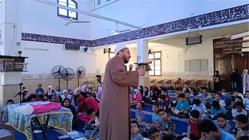 لقاء تفاعلي للأطفال بمسجد جنة الفردوس بمدينة الشروق