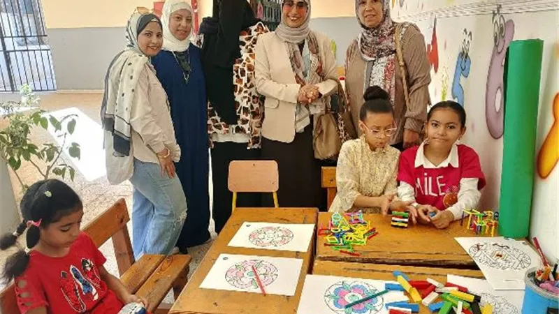 إدارة الشروق التعليمية تواصل النشاط الصيفى بورش لتنمية المهارات