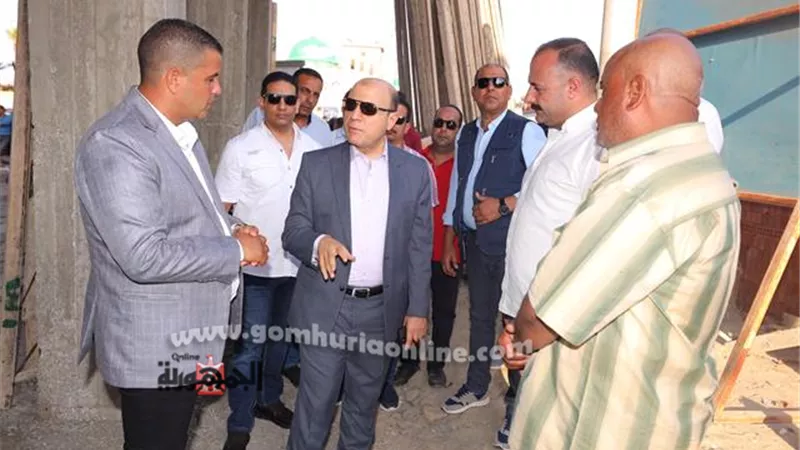 محافظ كفرالشيخ يتفقد مشروع المول التجاري والترفيهي بمصيف بلطيم