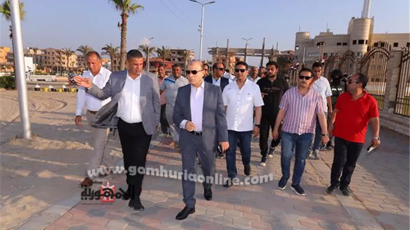 عبدالمعطى يتفقد مشايات مصيف بلطيم