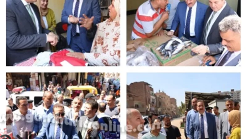 محافظ المنوفية يفتتح السوق الحضاري بسيدي خميس في شبين الكوم