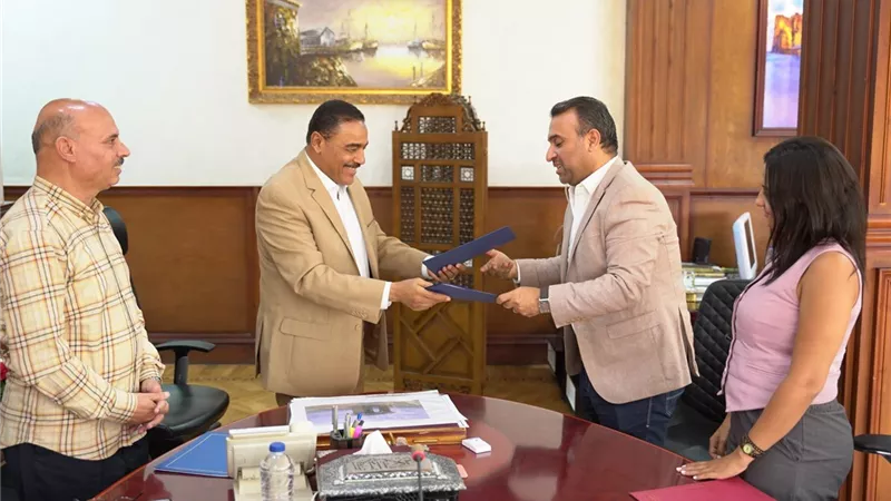 بروتوكول تعاون بين مطروح ومجلس أمناءالمؤسسةالمصريةلدراسات التسويق