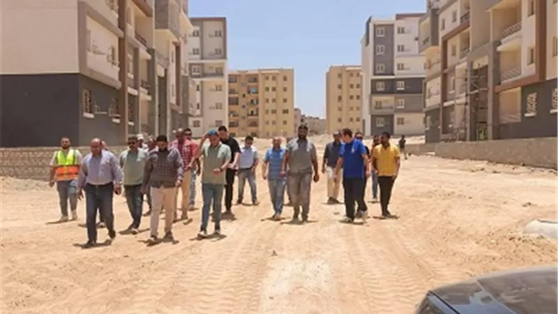 رئيس جهاز حدائق أكتوبر يتابع تنفيذ مشروع 