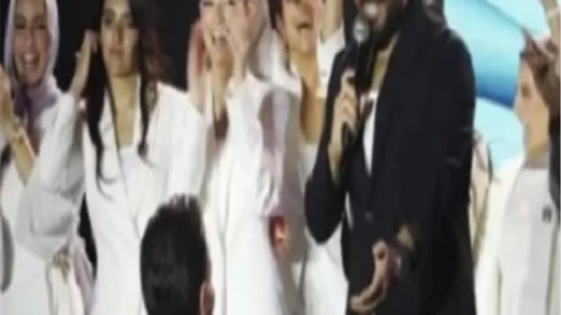 ليلى أحمد زاهر توجه رسالة لتامر حسني بعد حضوره حفل تخرجها